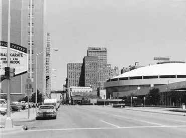 Downtown Dallas in 1975