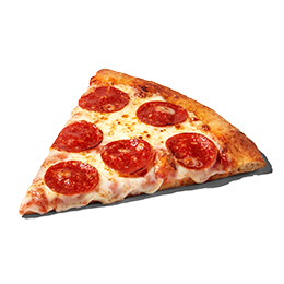 Slice of peperoni pizza 
